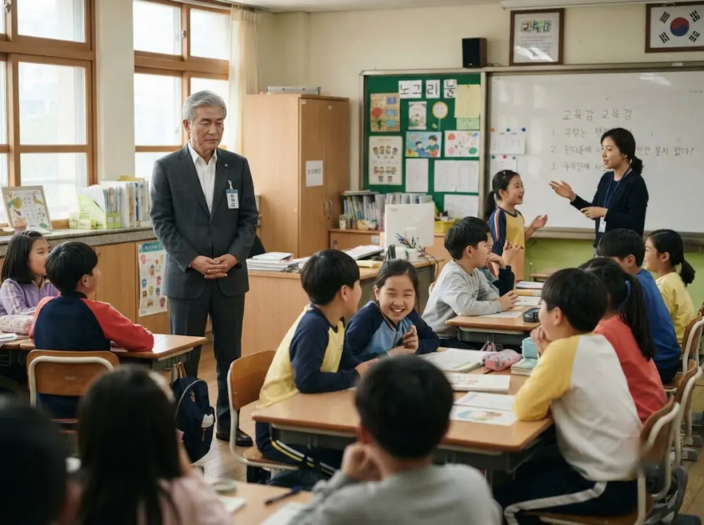 안녕하세요, 교육감 한지우입니다